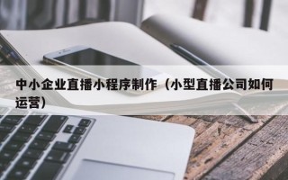南平中小企业直播小程序制作（小型直播公司如何运营）